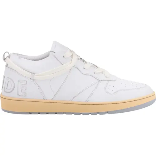 Leather Sneakers - Aw23 Collection , male, Sizes: 7 UK - Rhude - Modalova