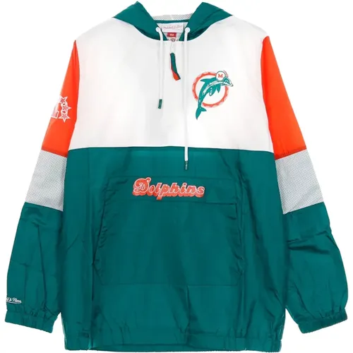 Sportswear, male, , Size: S NFL Windbreaker Original Team Colors - Mitchell & Ness - Modalova