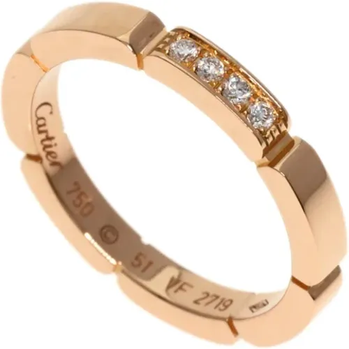 Pre-owned Rose Gold rings , female, Sizes: ONE SIZE - Cartier Vintage - Modalova