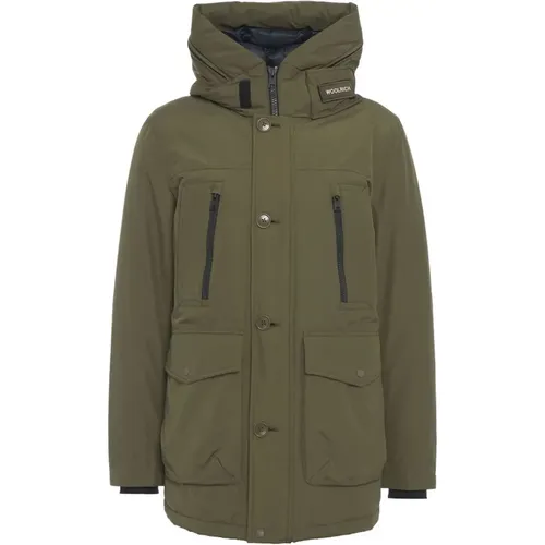 Grüne Parka Aw24 Handwäsche - Woolrich - Modalova