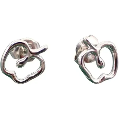 Pre-owned Jewellery, female, , Size: ONE SIZE Pre-owned Silver earrings - Tiffany & Co. Pre-owned - Modalova