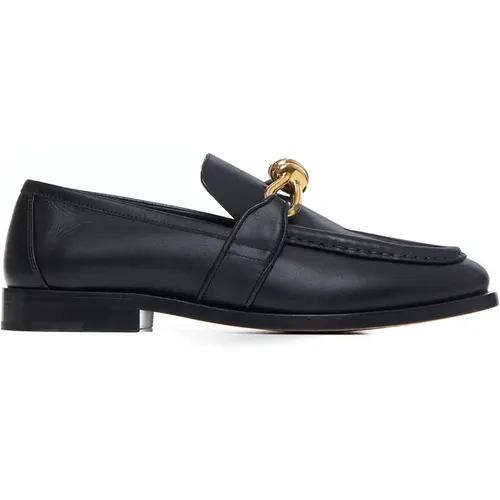 Leather Loafers with Knot Detail , female, Sizes: 7 UK, 3 UK, 4 UK - Bottega Veneta - Modalova