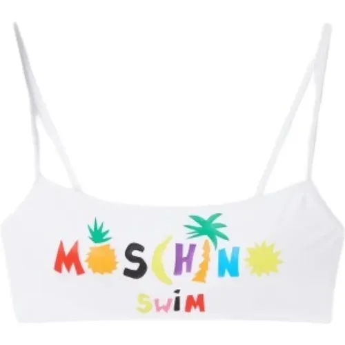 Strand Logo Bikini Set , Damen, Größe: XS - Moschino - Modalova