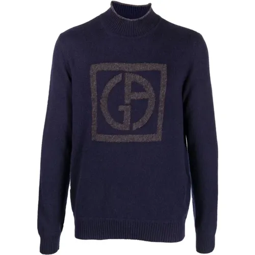 Sweater , male, Sizes: L, 3XL - Giorgio Armani - Modalova