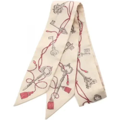 Pre-owned Scarves, female, , Size: ONE SIZE Pre-owned Silk scarves - Hermès Vintage - Modalova