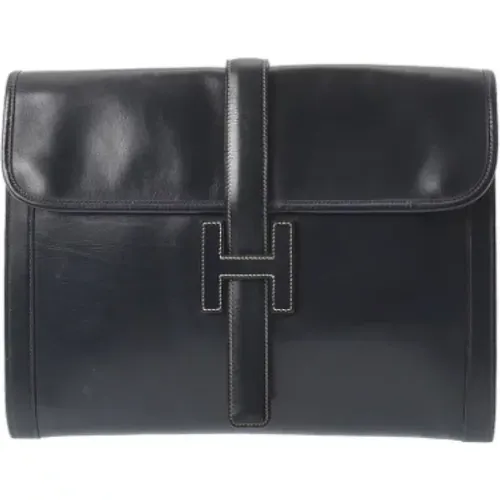 Pre-owned Clutches, female, , Size: ONE SIZE Pre-owned Leather clutches - Hermès Vintage - Modalova