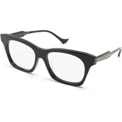 Klassische Schwarze Optische Brille,Braun/Havanna Optische Brille,Dark Havana Eyewear Frames - Gucci - Modalova