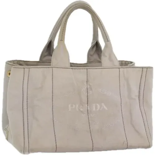 Pre-owned Canvas handbags , female, Sizes: ONE SIZE - Prada Vintage - Modalova