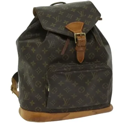 Pre-owned Backpacks, female, , Size: ONE SIZE Pre-owned Canvas backpacks - Louis Vuitton Vintage - Modalova