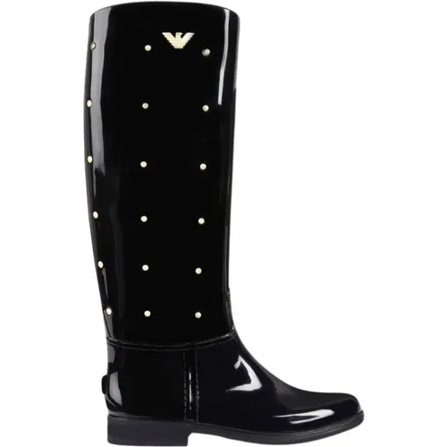 Stylish Rain Boots for Women , female, Sizes: 5 UK - Emporio Armani - Modalova
