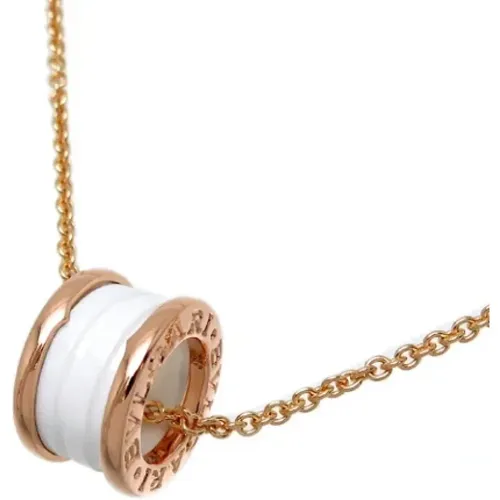 Pre-owned Rose Gold necklaces , female, Sizes: ONE SIZE - Bvlgari Vintage - Modalova