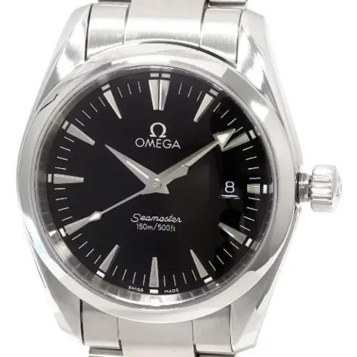 Pre-owned Metal watches , male, Sizes: ONE SIZE - Omega Vintage - Modalova