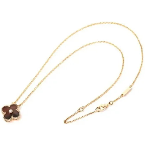 Pre-owned Jewellery, female, , Size: ONE SIZE Pre-owned Rose Gold necklaces - Van Cleef & Arpels Pre-owned - Modalova