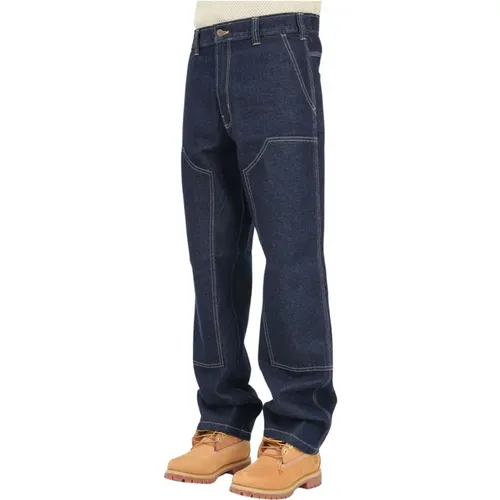 Blaue Cargo Jeans Madison Double Knee , Herren, Größe: W33 - Dickies - Modalova