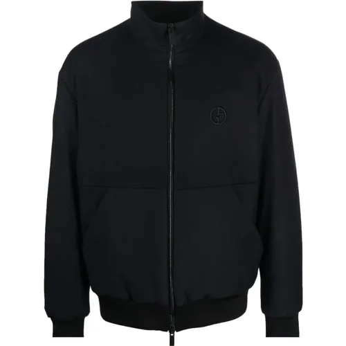 Elegant Blouson Jacket , male, Sizes: 2XL, XL, L - Giorgio Armani - Modalova