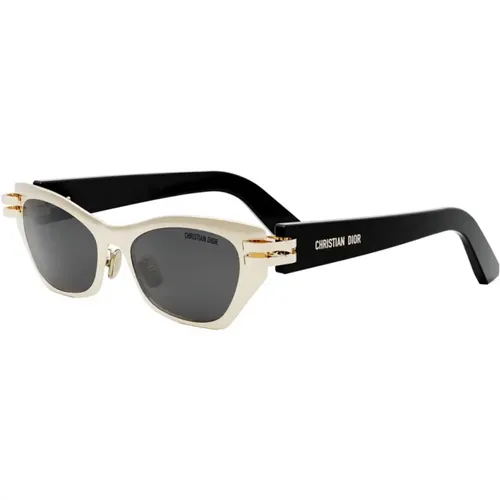 Stylish Sunglasses with Gold Frame , unisex, Sizes: 53 MM - Dior - Modalova