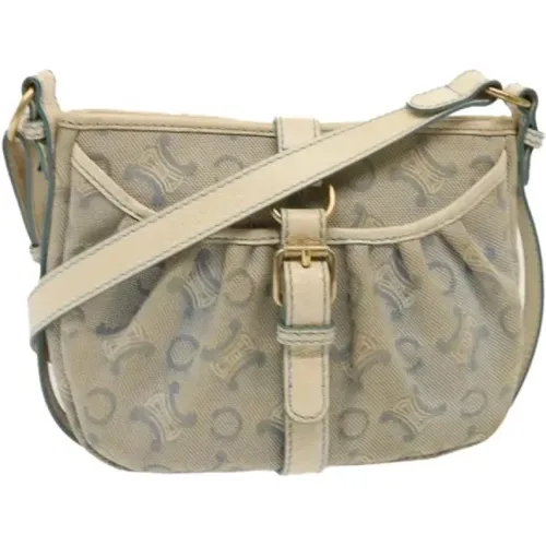 Pre-owned Cross Body Bags, female, , Size: ONE SIZE Pre-owned Canvas celine-bags - Celine Vintage - Modalova