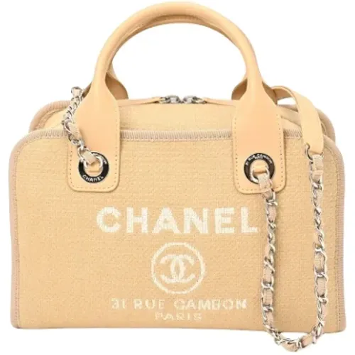 Pre-owned Canvas chanel-bags , female, Sizes: ONE SIZE - Chanel Vintage - Modalova