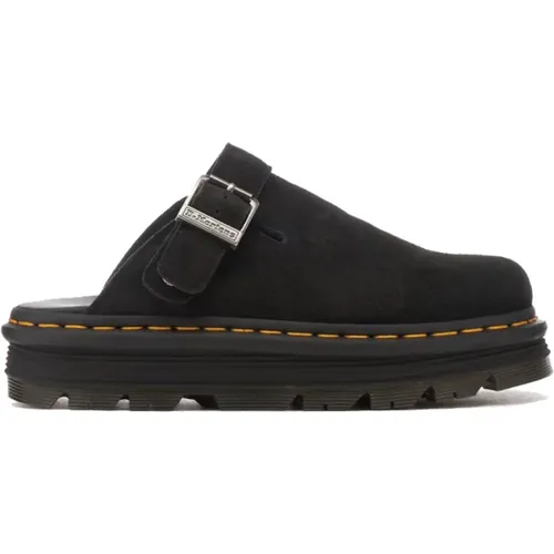 Schwarze Wildleder Stiefeletten - Dr. Martens - Modalova