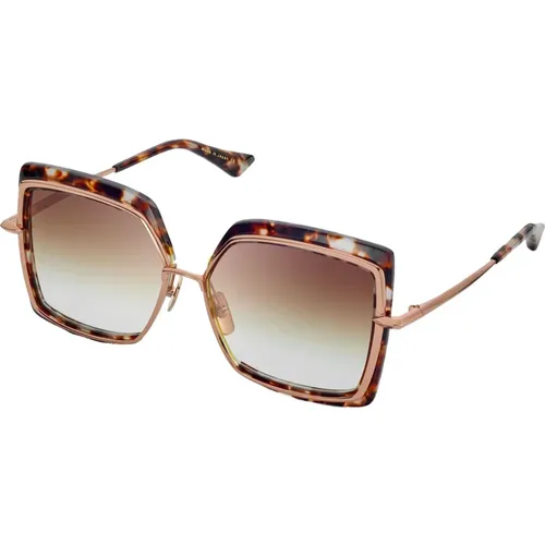 Sunglasses, unisex, , Size: 58 MM Rose Gold Tortoise Sunglasses - Dita - Modalova