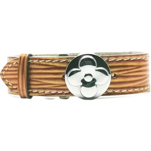 Pre-owned Jewellery, female, , Size: ONE SIZE Vintage Leather Bracelets, Excellent Condition - Louis Vuitton Vintage - Modalova