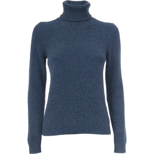 Slim Fit Rollkragenpullover , Damen, Größe: 2XL - Gran Sasso - Modalova