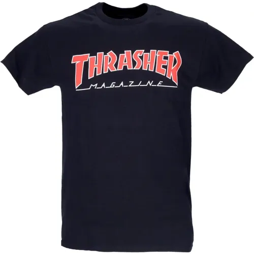 T-Shirts, unisex, , Size: XL /Red Tee Short Sleeve Crew Neck - Thrasher - Modalova