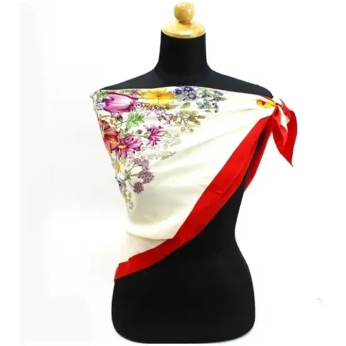 Pre-owned Silk scarves , female, Sizes: ONE SIZE - Gucci Vintage - Modalova