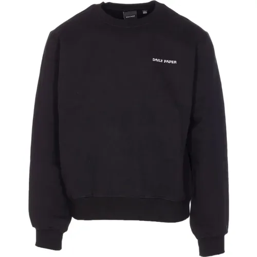 Sweatshirts, male, , Size: S Crew Neck Cotton Sweatshirt - Daily Paper - Modalova