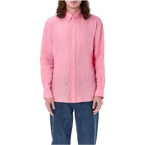 Florida Linen Custom Fit Shirt , male, Sizes: XL - Ralph Lauren - Modalova