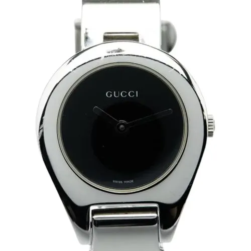 Pre-owned Watches, female, , Size: ONE SIZE Pre-owned Vintage Stainless Steel Watch - Gucci Vintage - Modalova