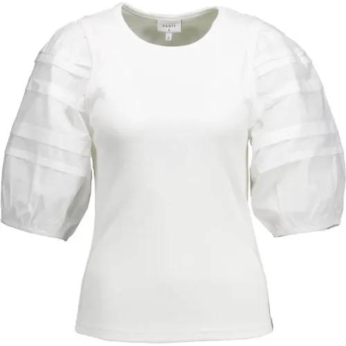 Elegant Elyse Puff Sleeve T-Shirt , female, Sizes: L - Dante 6 - Modalova