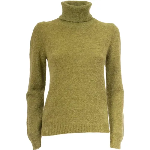 Slim Fit Rollkragenpullover , Damen, Größe: M - Gran Sasso - Modalova