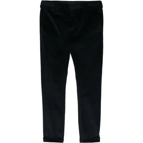 Chinos, male, , Size: W34 Corduroy Trousers with Turn-Up Hem - Paul Smith - Modalova