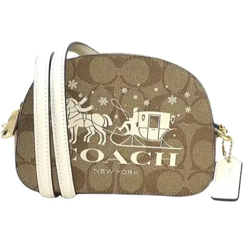 Pre-owned Cross Body Bags, female, , Size: ONE SIZE Pre-owned Canvas shoulder-bags - Coach Pre-owned - Modalova