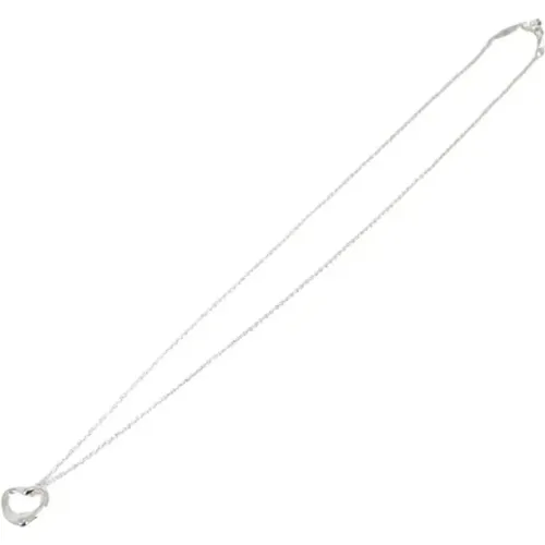 Pre-owned Jewellery, female, , Size: ONE SIZE Pre-owned Silver necklaces - Tiffany & Co. Pre-owned - Modalova