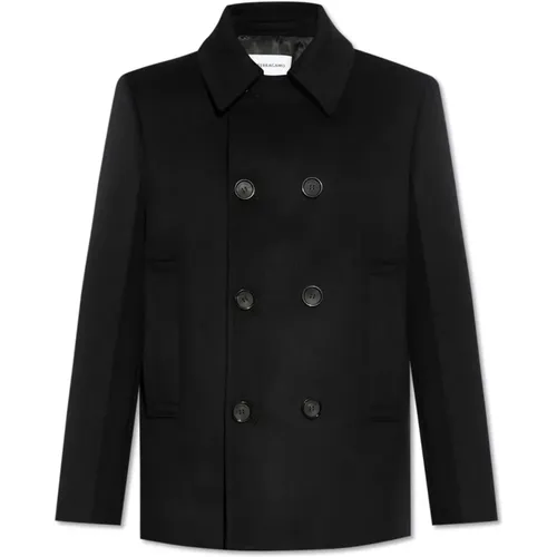 Wool Coat , male, Sizes: L, M - Salvatore Ferragamo - Modalova