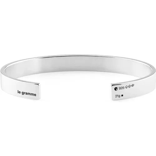 Bracelets, unisex, , Size: XS Ribbon Bracelet - Le Gramme - Modalova