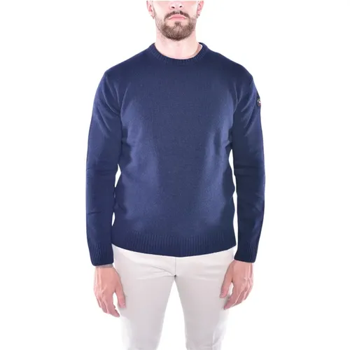 Shetland EcoWool Long Sleeve Sweater , male, Sizes: 2XL, L - PAUL & SHARK - Modalova