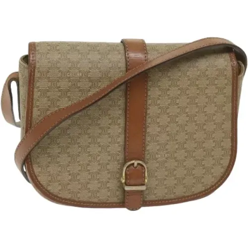 Pre-owned Cross Body Bags, female, , Size: ONE SIZE Pre-owned Canvas celine-bags - Celine Vintage - Modalova