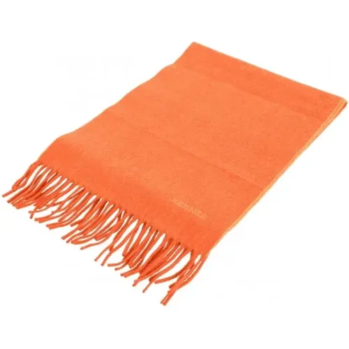 Pre-owned Scarves, female, , Size: ONE SIZE Pre-owned Cashmere scarves - Hermès Vintage - Modalova