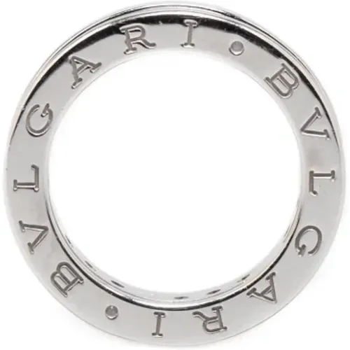 Pre-owned White Gold rings , female, Sizes: ONE SIZE - Bvlgari Vintage - Modalova