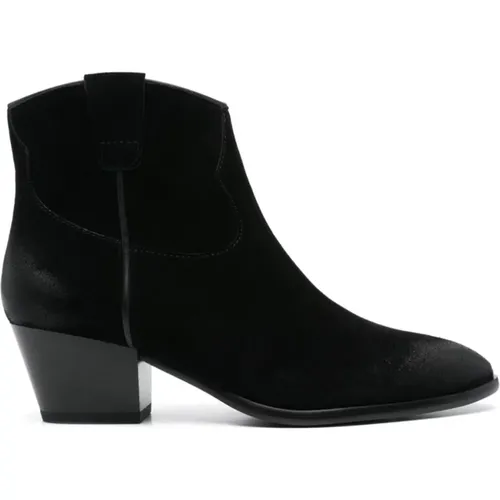 Schwarze Damen Stiefeletten , Damen, Größe: 38 EU - Ash - Modalova