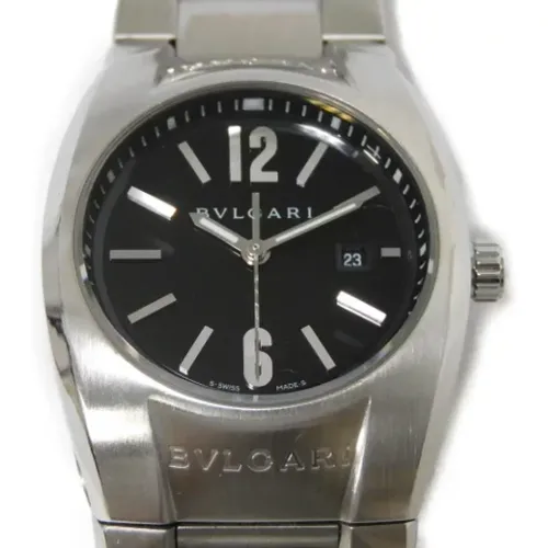 Pre-owned Stainless Steel watches , female, Sizes: ONE SIZE - Bvlgari Vintage - Modalova