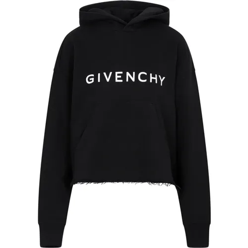 Hoodies, female, , Size: M Cotton Hooded Sweatshirt - Givenchy - Modalova