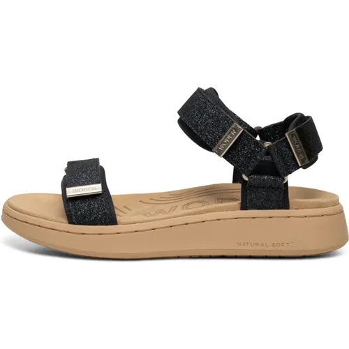 Flat Sandalen , Damen, Größe: 42 EU - Woden - Modalova