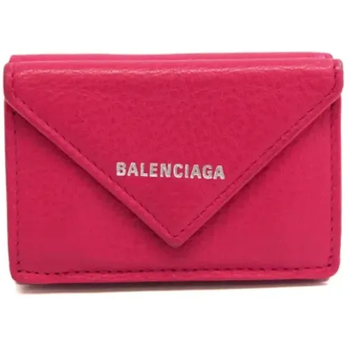 Pre-owned Wallets, female, , Size: ONE SIZE Pre-owned Leather wallets - Balenciaga Vintage - Modalova