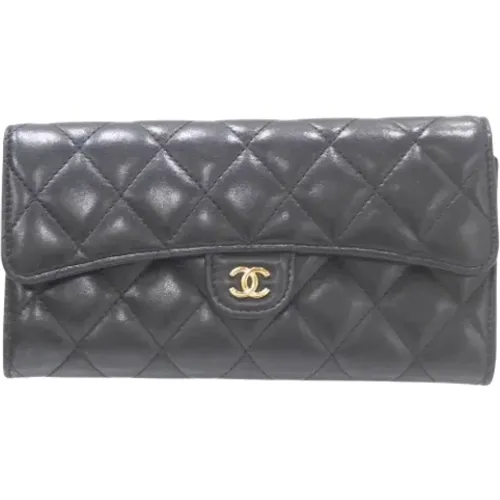 Pre-owned Wallets, female, , Size: ONE SIZE Pre-owned Leather wallets - Chanel Vintage - Modalova