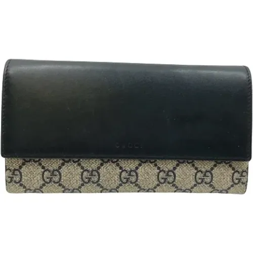 Pre-owned Wallets, female, , Size: ONE SIZE Pre-owned Leather wallets - Gucci Vintage - Modalova