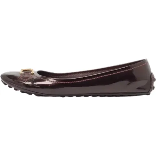 Pre-owned Flats, female, , Size: 10 1/2 US Pre-owned Leather flats - Louis Vuitton Vintage - Modalova